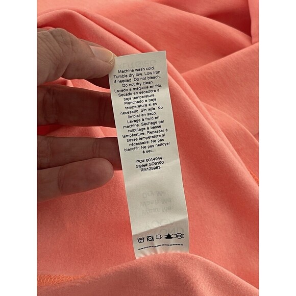 NWT Beyond‎ Yoga Spacedye Lost Your Mind Dress in XL Peach Elpeh One Shoulder - Picture 6 of 9